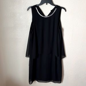 Black cocktail dress